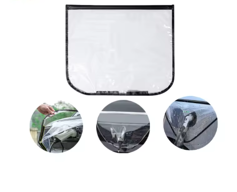 Housse de Protection Transparente pour Port de Charge et Connecteur VE