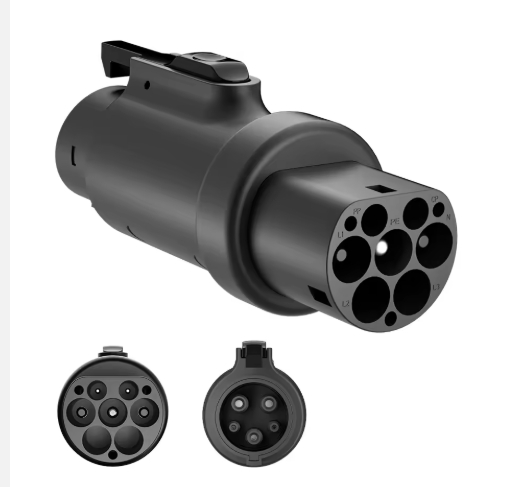 Adaptateur de Charge AC Type 2 (Mennekes) vers J1772 (Type 1) 32A 250V