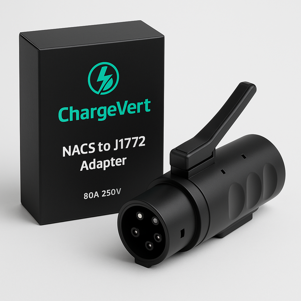 Adaptateur NACS (Tesla) vers J1772 – Puissance AC Max. 80A