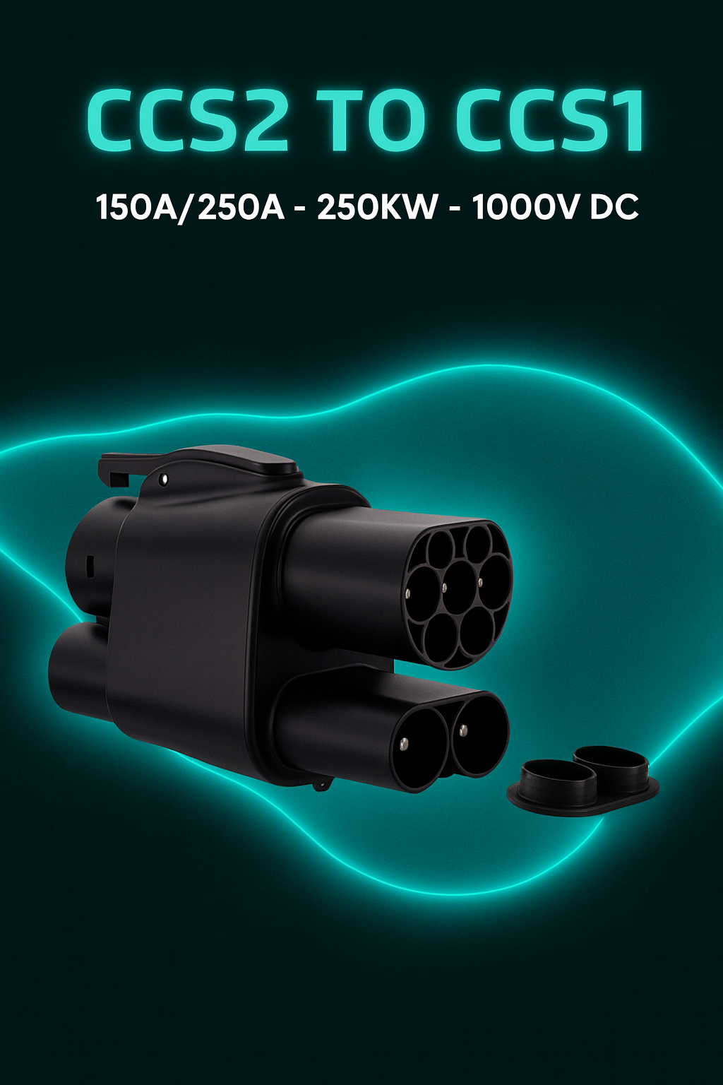 Adaptateur de Charge Rapide CCS2 vers CCS1 350A 350kw