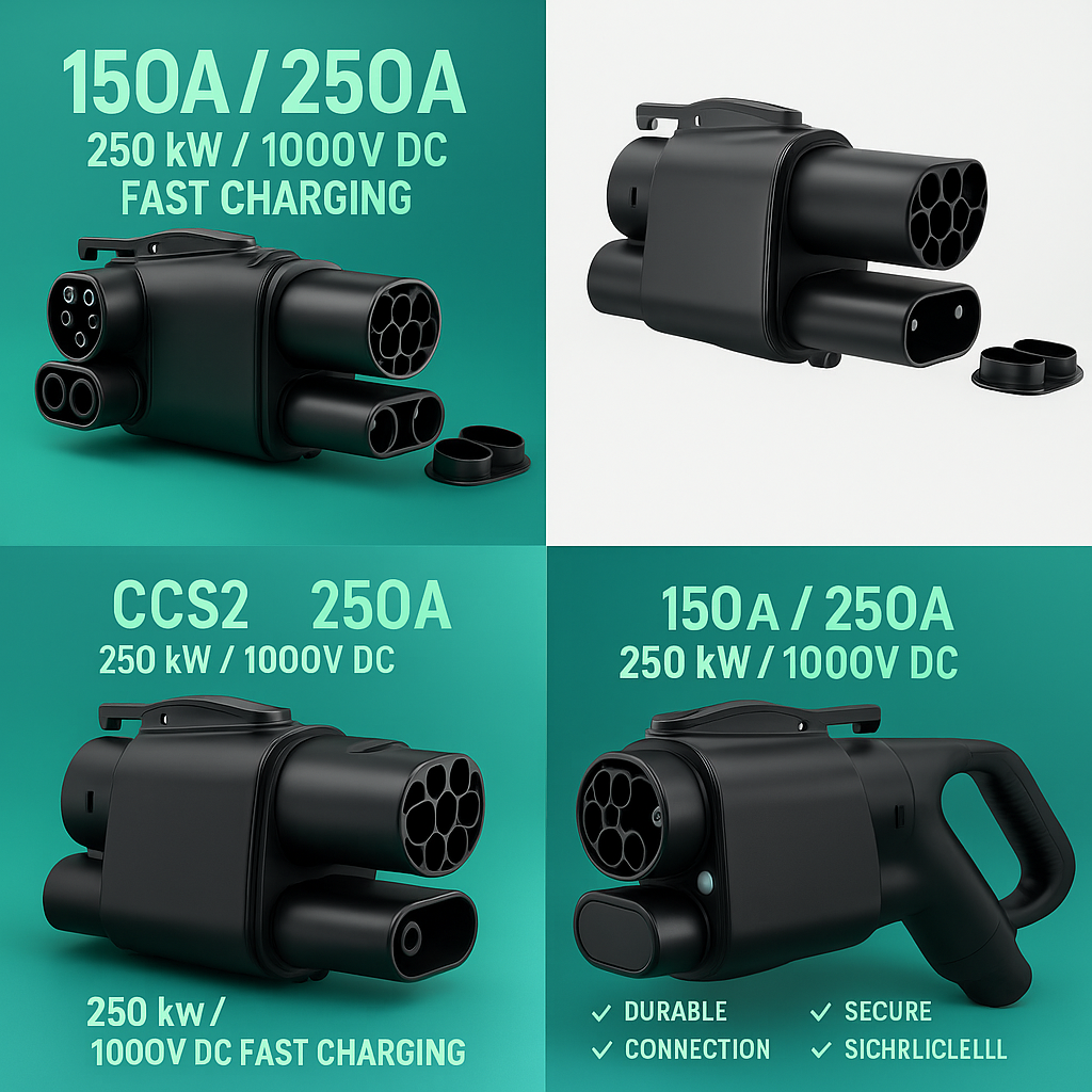 Adaptateur de Charge Rapide CCS2 vers CCS1 350A 350kw