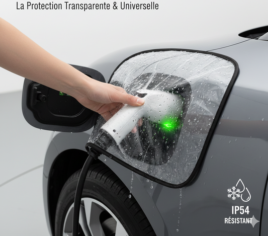 Housse de Protection Transparente pour Port de Charge et Connecteur VE