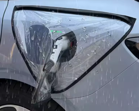 Housse de Protection Transparente pour Port de Charge et Connecteur VE